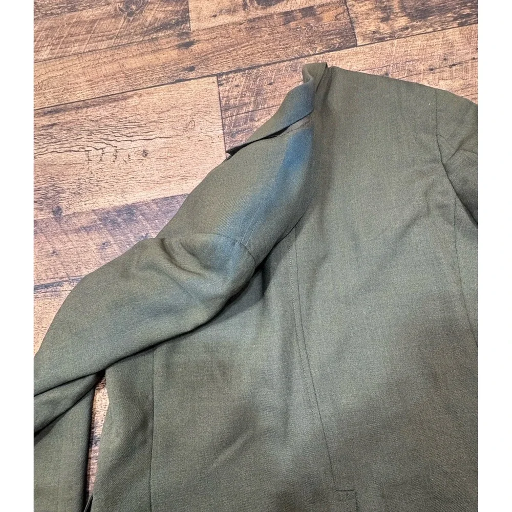 Vintage Tweed‎ Sport Coat LlMens Green Wool Herringbone Luke Winslow King Folk